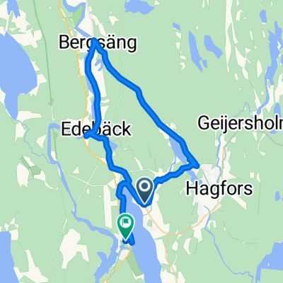 Sykkeltur Uddeholm-Hagfors-Bergseng-Råda