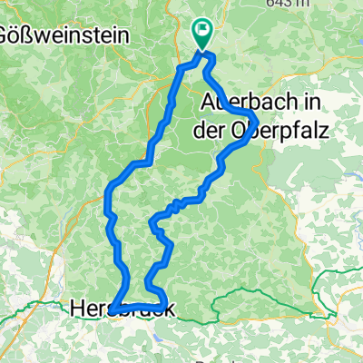 Von Pegnitz durch den Veldensteiner Forst