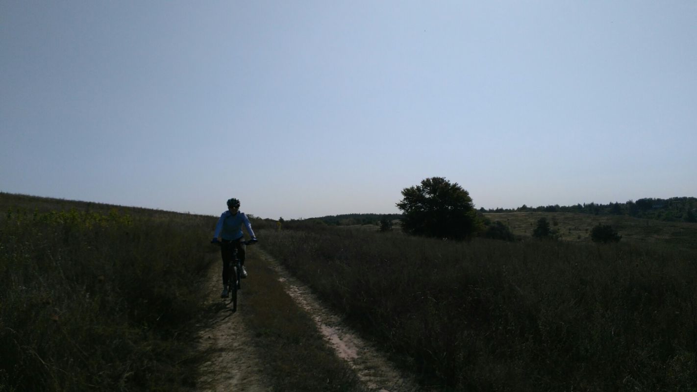 Holiday bike tour through Kyiv