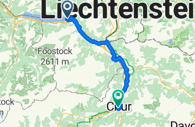 Route in der Bikemap App öffnen
