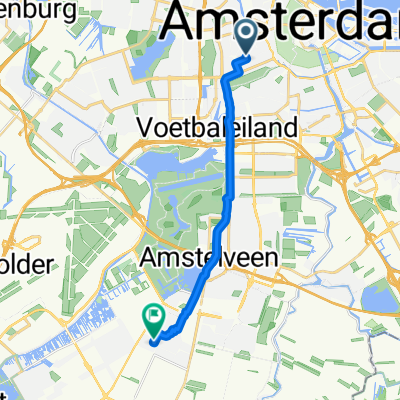 bike tour from Amsterdam to Amstelveen