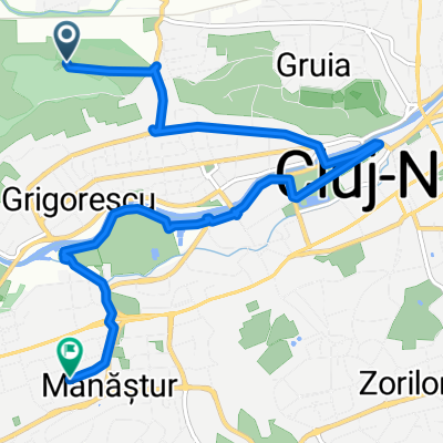 Short bike tour from (null) to Cluj-Napoca