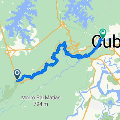 Estrada de manutenção da imigrantes