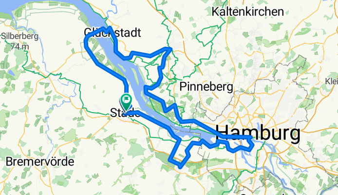 Altes Land über Hamburg 