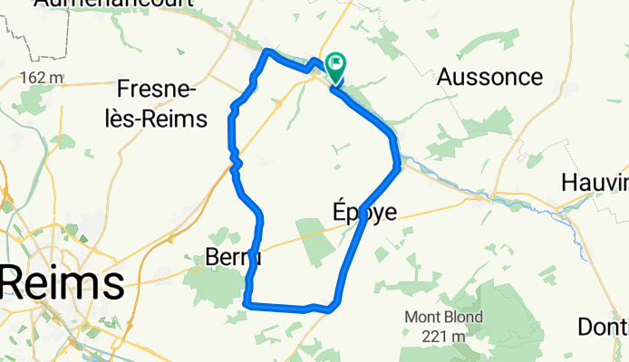 Warmeriville / Nogent-L'abbesse / Warmeriville 37km