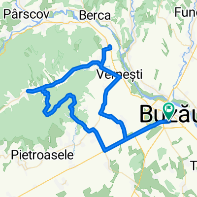 Buzau - Merei - Sarata-Monteoru - Hales - Candesti - Ciobanoaia - Lipia - Buzau