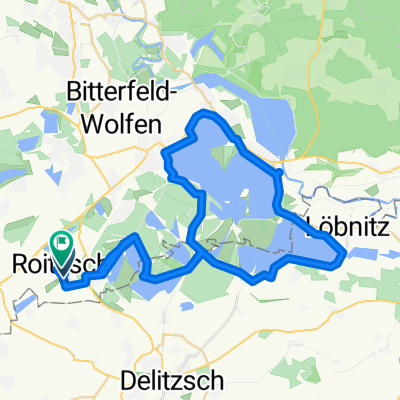Windige und kühle Goitzsche-Runde