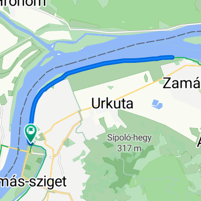 5. forduló útvonala (10 km)