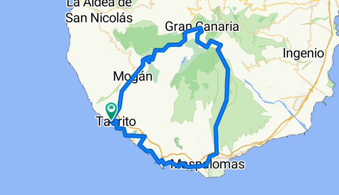 Gran Canaria - Day 3 - Tuesday 18/10 - route clockwise !!