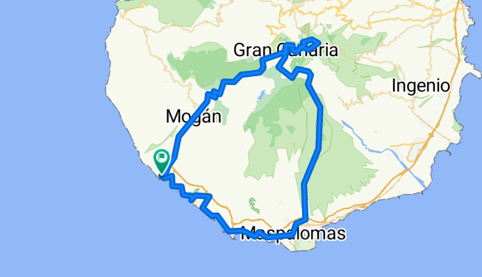 Gran Canaria - Day 4 - Wednesday 19/10 - route anticlockwise !!