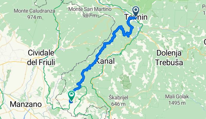Transalp Slowenien Tag 5: Tolmin -Dobrovo