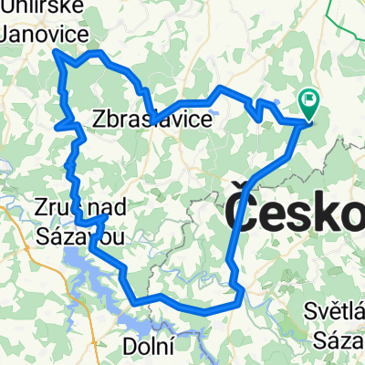 Zbýšov - Ledeč nad Sázavou - Zruč nad Sázavou - Zbraslavice - Zbýšov