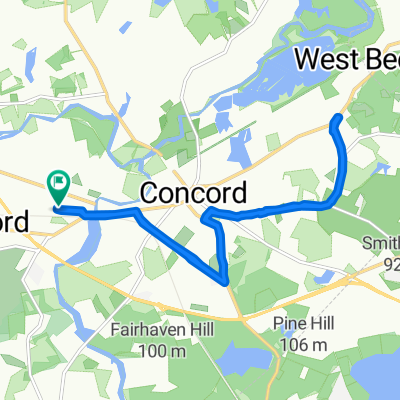 bike tour through Concord