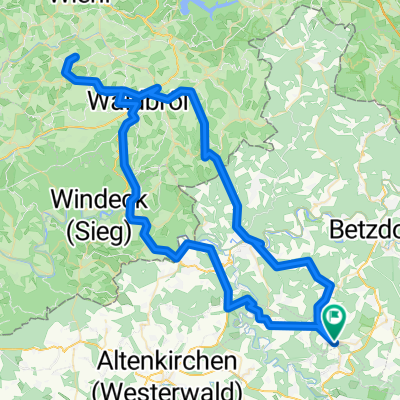 Malberg-Nümbrecht-Malberg 90 KM (Schwer)