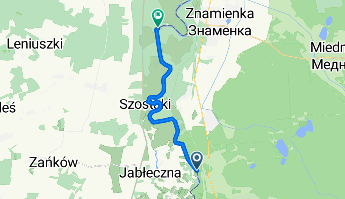 Day 1 - Jabłeczna - Sugry (kayaking)