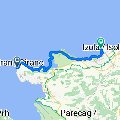 Pešpot od Pirana do Izole
