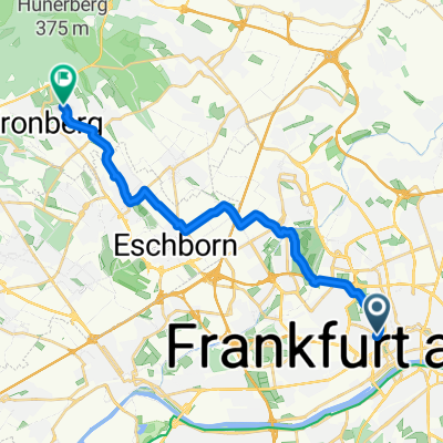 Kronberg - Bockenheim für Sabine