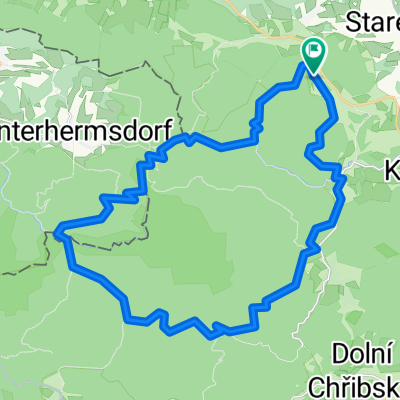 Long ride through Krásná Lípa