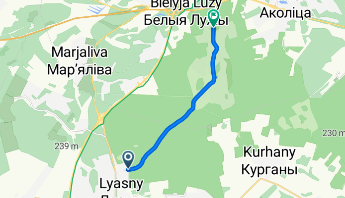 Сквозь Прилепский заповедник