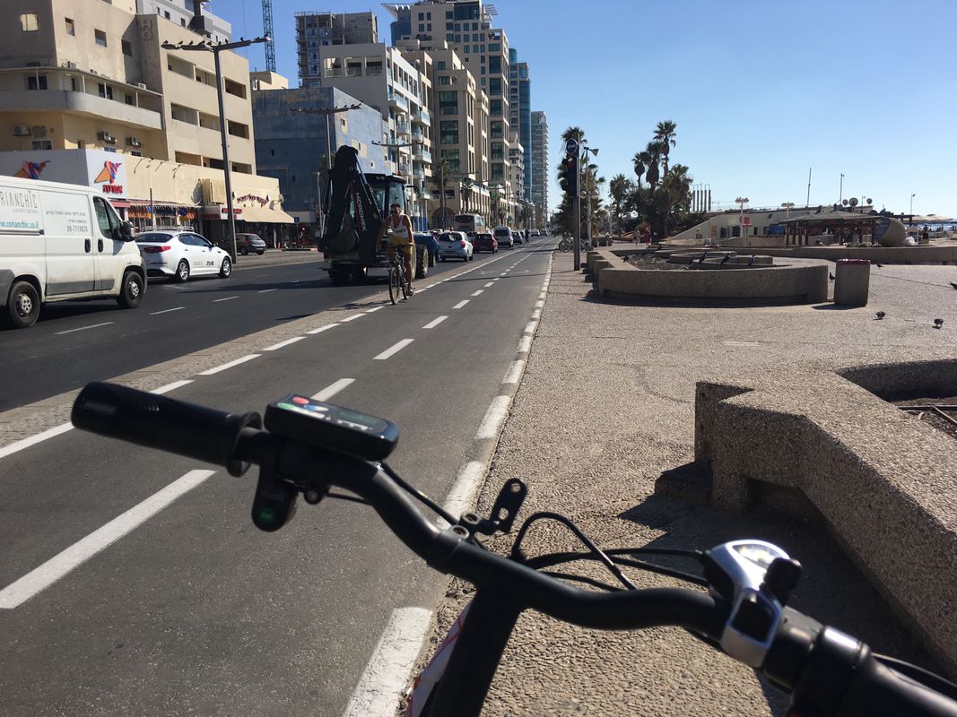 bike tour from Херцлийя to Холон