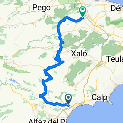 Ruta 03: Altea-Tarbena-Col Rates-Orba-Beniarbeig