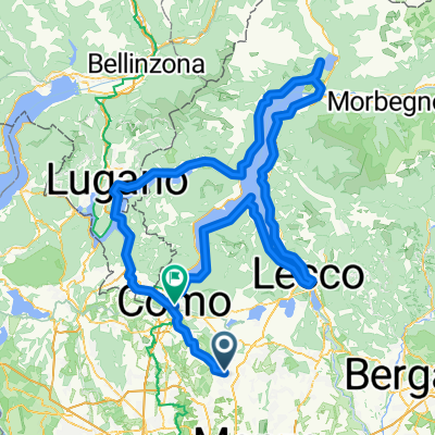 Giro lago di como