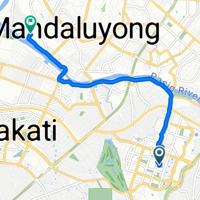 Brief bike tour from Fort Bonifacio to Mandaluyong