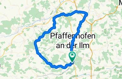 Route in der Bikemap App öffnen