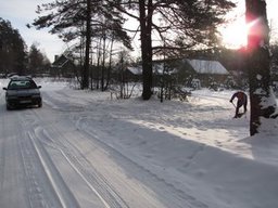 Hebe Bild 1 entlang der Bikemap-Route "Na nartach Katrynka - Kopisk" hervor