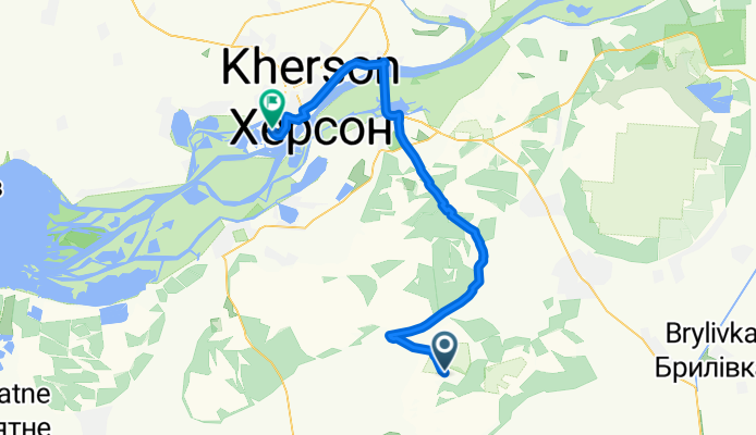 Буркуты - Херсон через лес