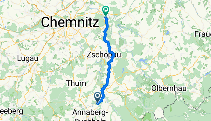 Zschopau Radweg