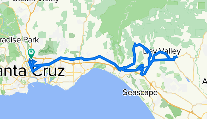 Lengthy ride through Santa Cruz