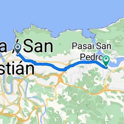 Brief ride from San Sebastián to Pasaia