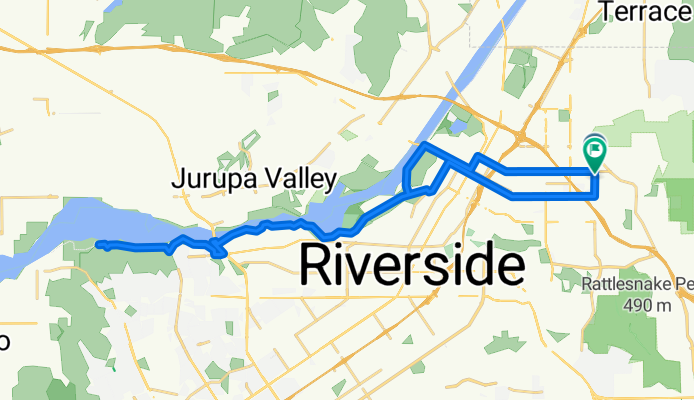 East Riverside to Santa Ana Trail And Back