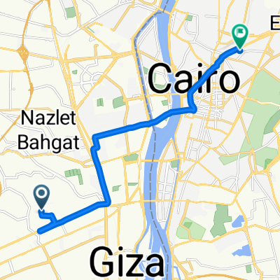 ride from Boulaq Al Dakrour to Al Azbakia