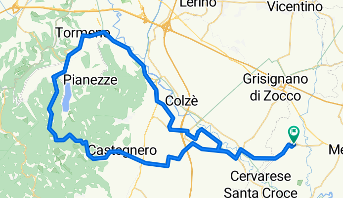 veggiano-lago di Fimon e ritorno