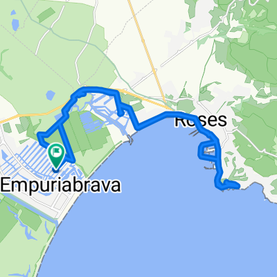 Empuriabrava- Roses- Castello Trinitat und retour