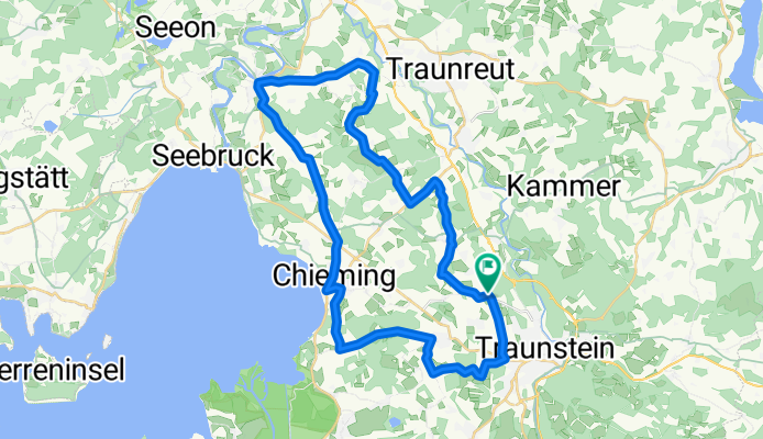 Radstrecke Chiemsee Triathlon