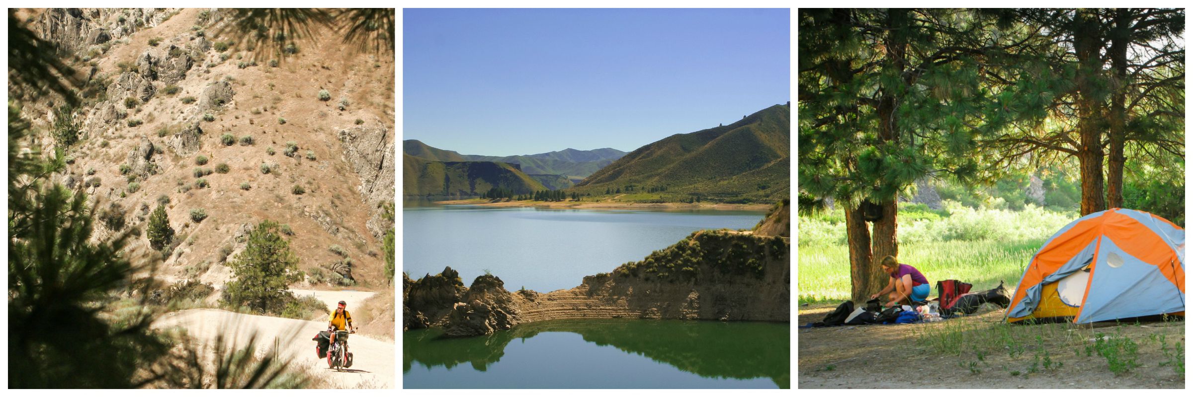 Idaho Hot Springs Mountain Biking Route