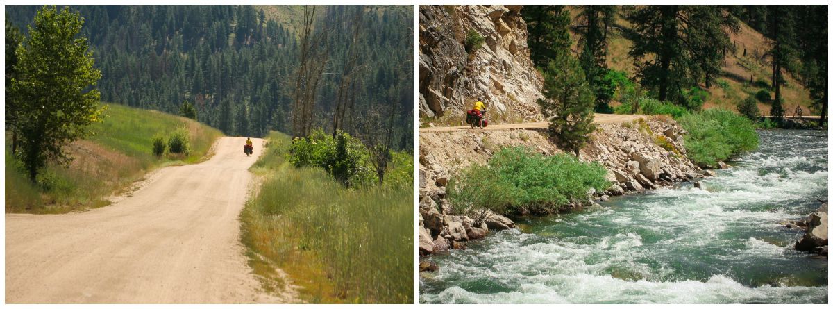 Idaho Hot Springs Mountain Biking Route