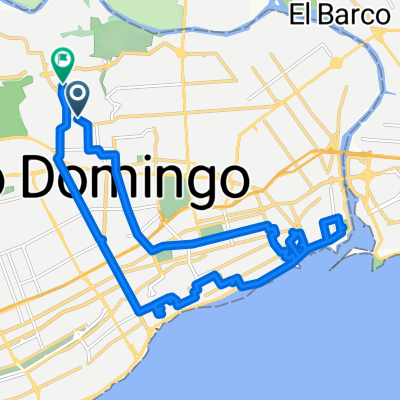 ride through Santo Domingo