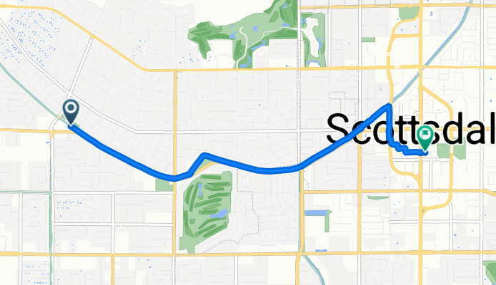 Brief ride from Phoenix to Scottsdale