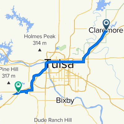 20160929 ACA Route 66 Westbound Claremore OK - Kellyville OK #acaE6C2_2016