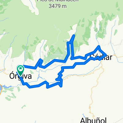 Orgiva - Trevelez - Cádiar - Cástaras - Torvizcón - Orgiva