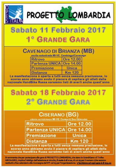 1° GrandeGara 2017 Cavenago di Brianza