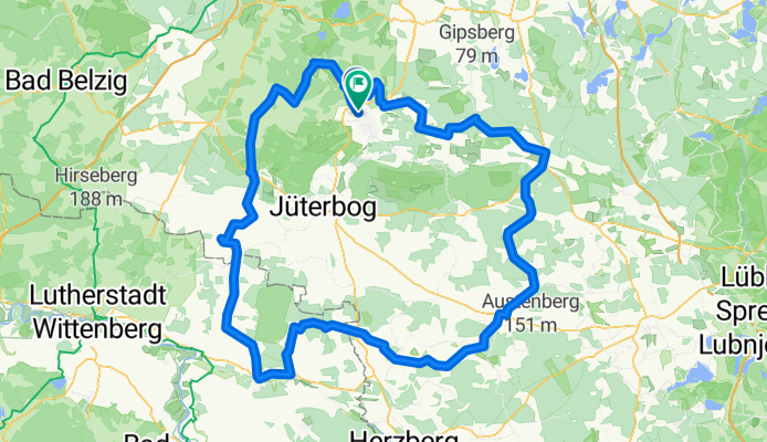 flache Rund von Luckenwalde