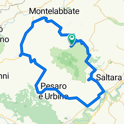 Monteciccardo-Isola del Piano 64km