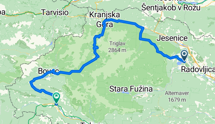 Day 2 Lake Bled to Kobarid