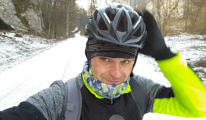 Photo 1 of the Bikemap route "Zimowo super zamrożone."