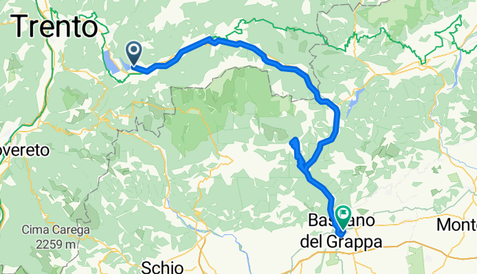 Levico Terme- Foza-Bassano del Grappa